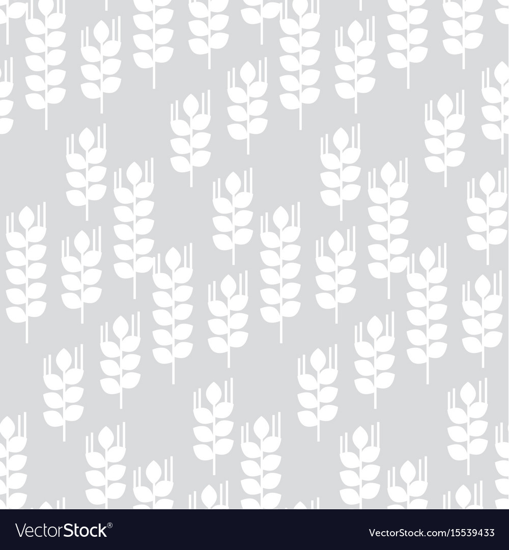 Seamless pattern with wheat ears
