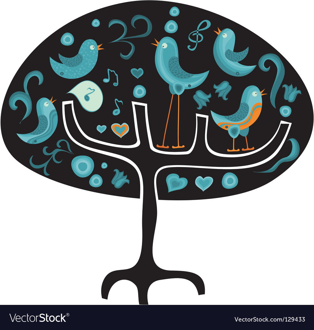 Tree with birds