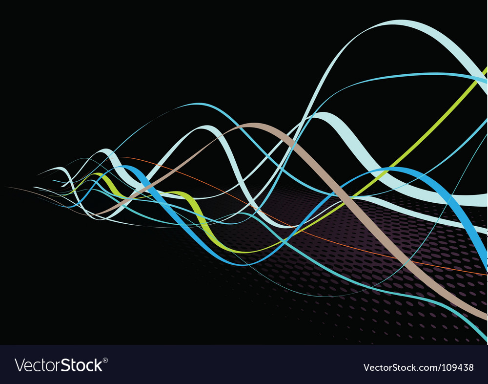Dynamic Curved Lines Background