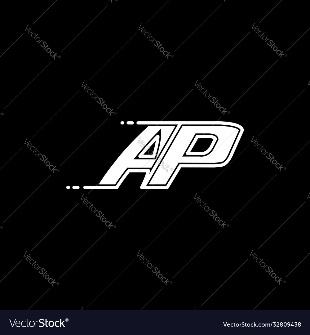 Modern AP Initial Logo Concept