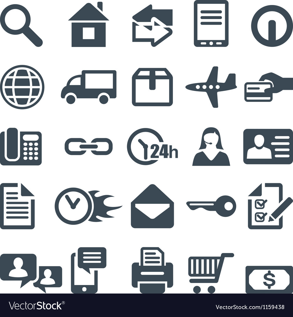 Modern App & Website Icons Set