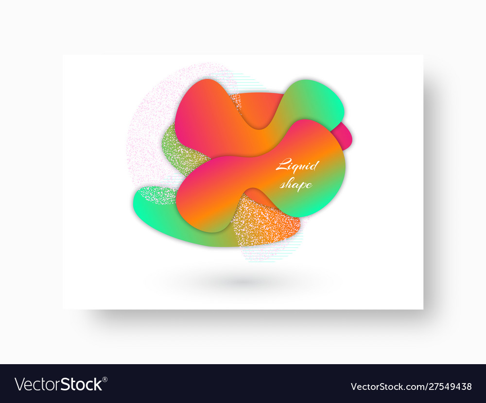 Smooth shapes on a rectangular background Vector Image Smooth shapes on a rectangular background