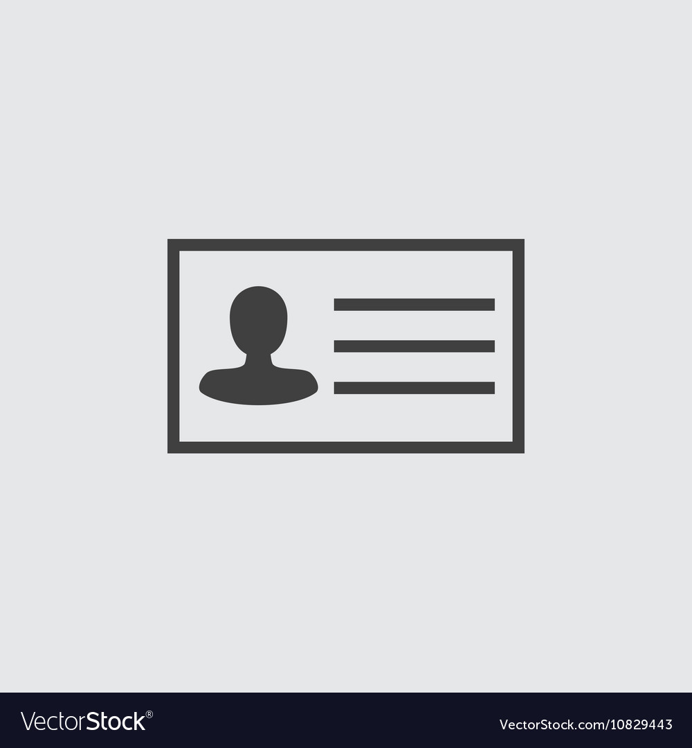 Business card icon