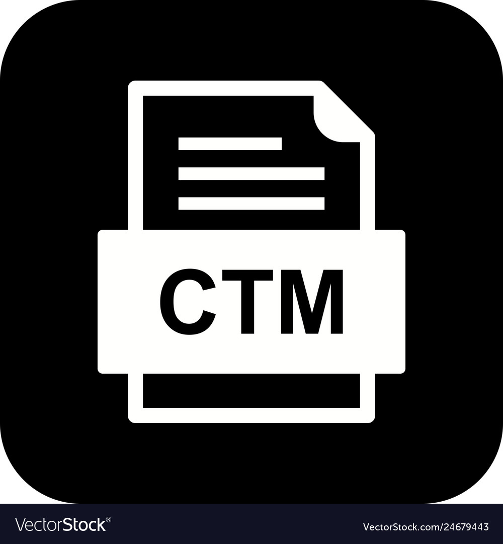 Ctm file document icon