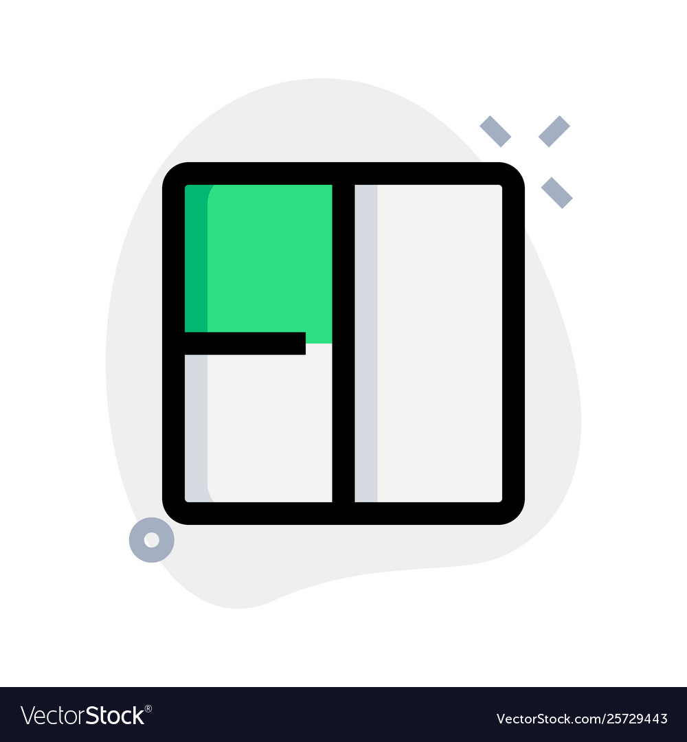 Right sidebar grid panel with boxes in section