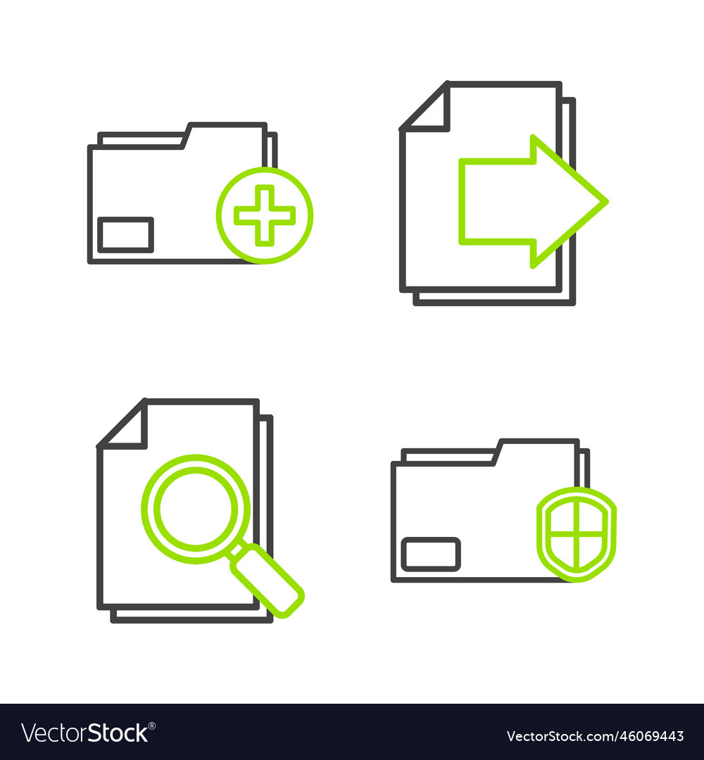 Set line document folder protection with search