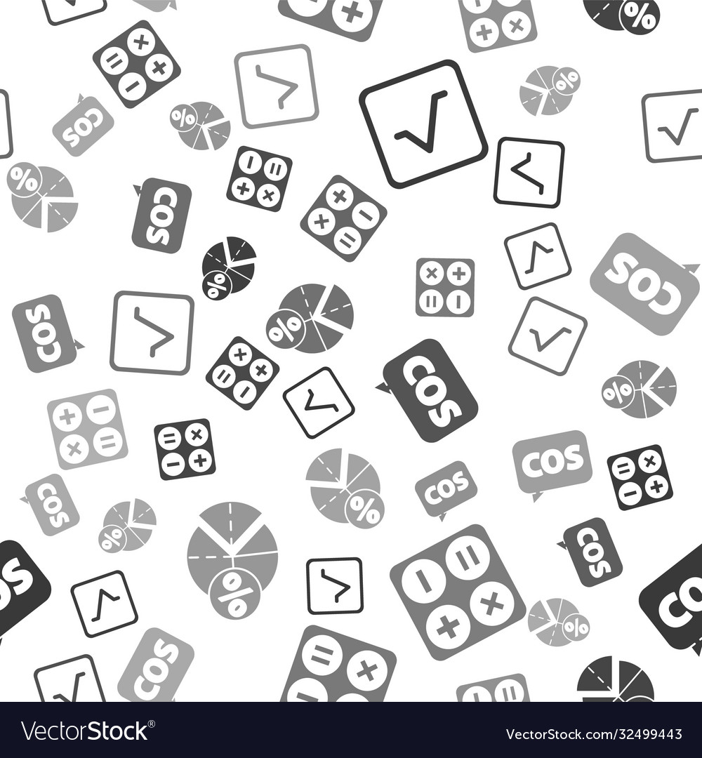 Set square root calculator mathematics function vector image Set square root calculator mathematics function
