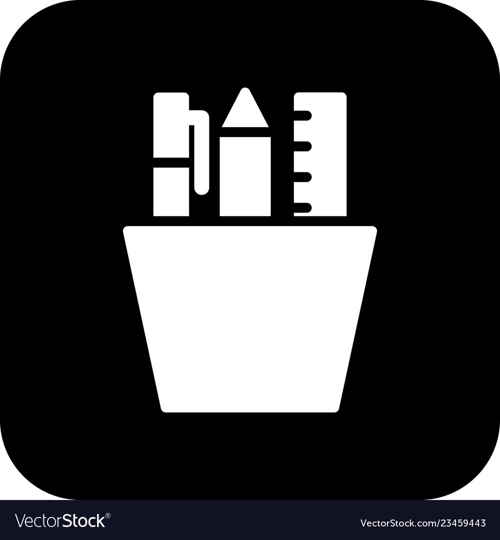 Stationery icon Royalty Free Vector Image - VectorStock