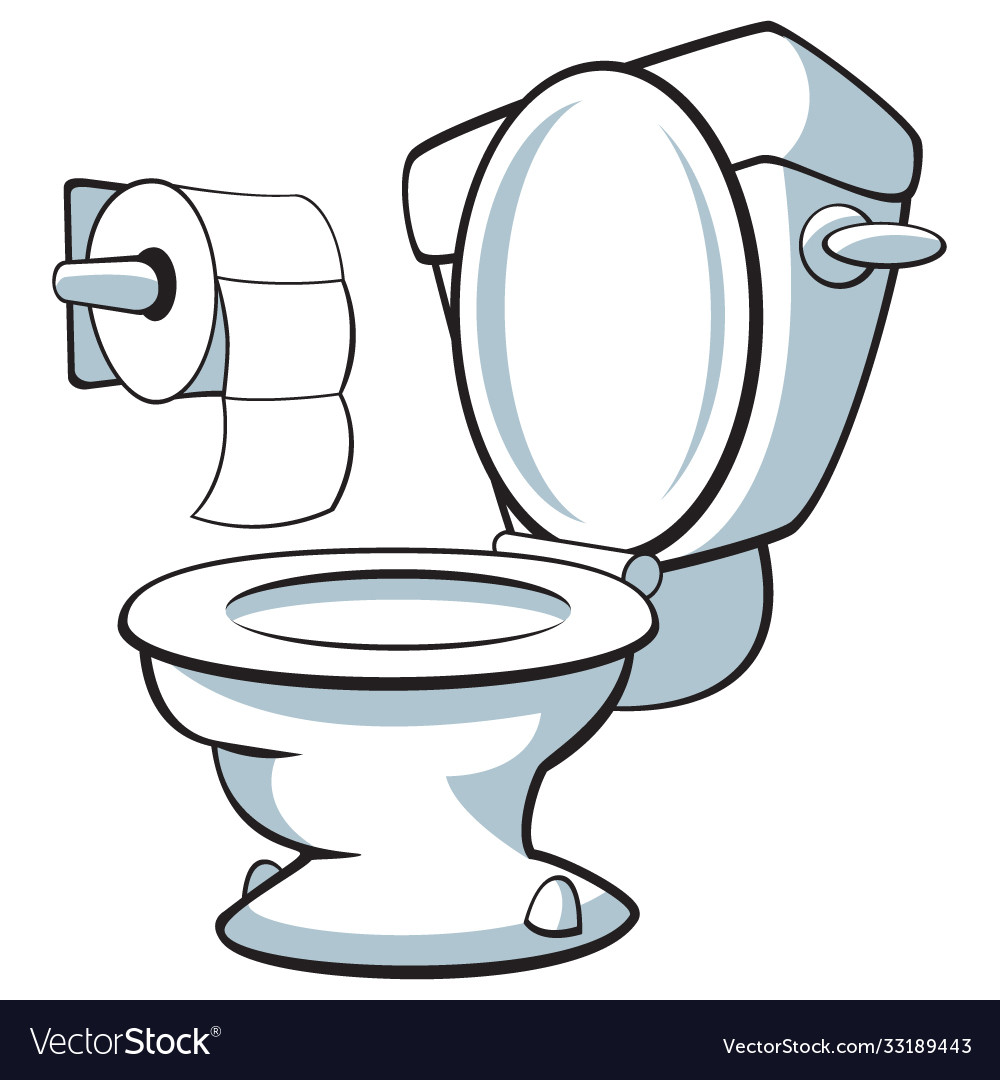 Toilet 1 Royalty Free Vector Image - VectorStock