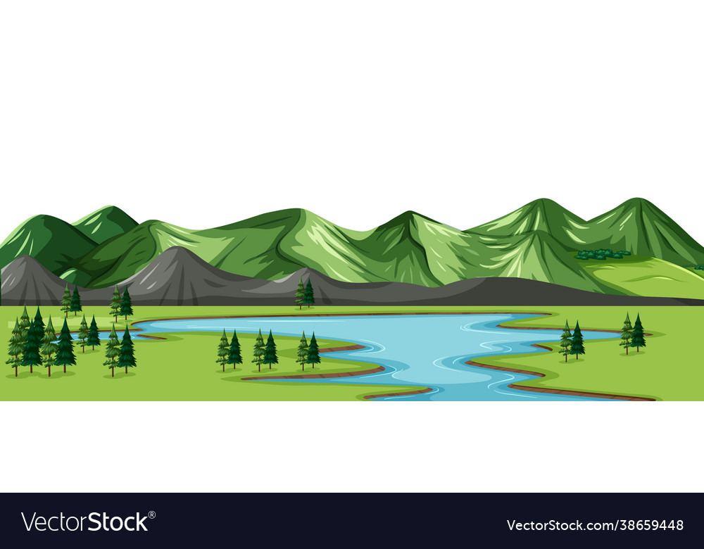 A green nature landscape background