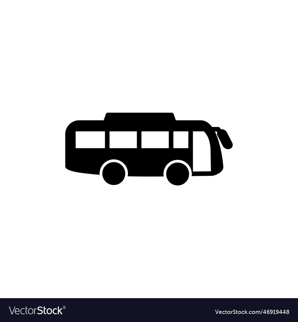 Bus icon bus icon Royalty Free Vector Image - VectorStock