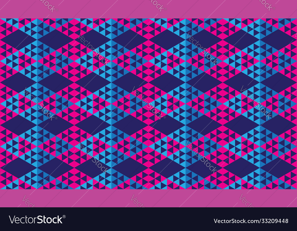 Cool abstract triangles ornament triangular