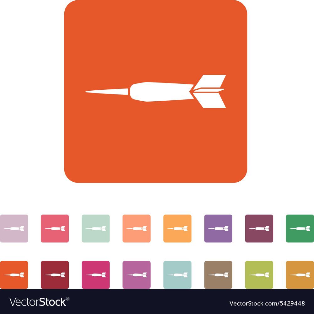 Dart icon game symbol flat