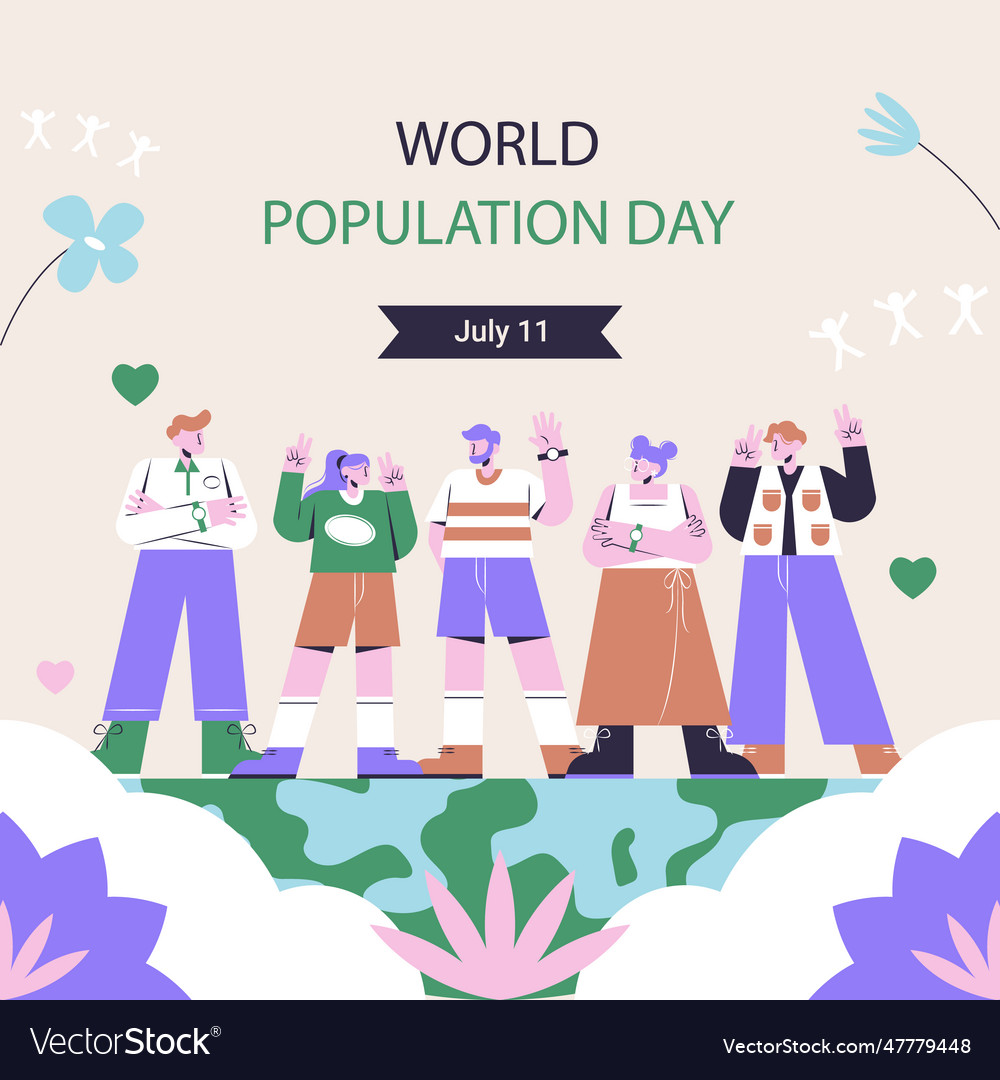 Flat posts set world population day