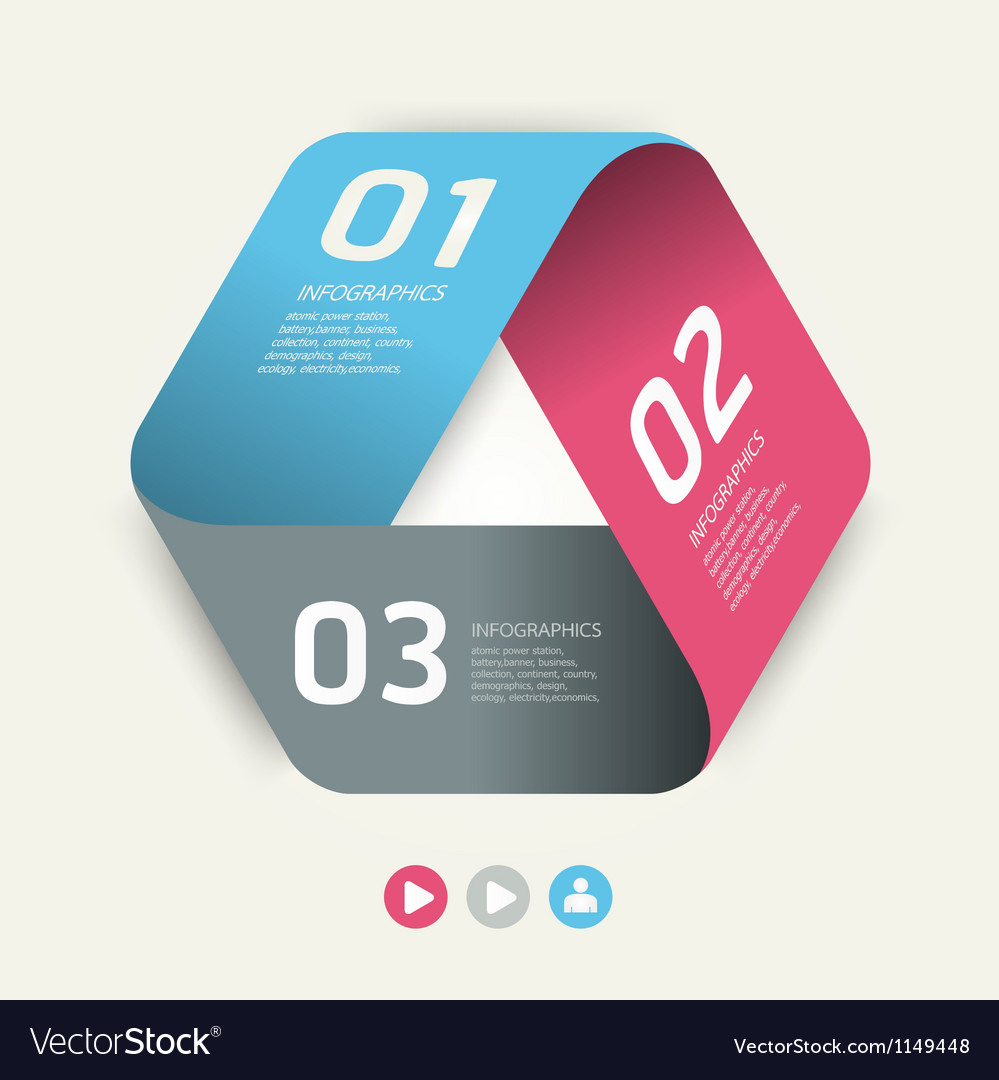 Modern Design Template Used For Number Banner Vector Image
