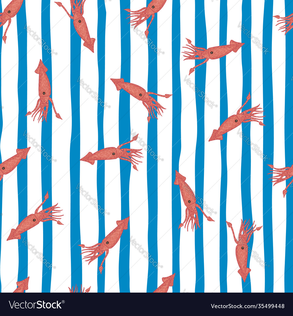 Random seamless pattern with simple pink colored Vector Image Random seamless pattern with simple pink colored