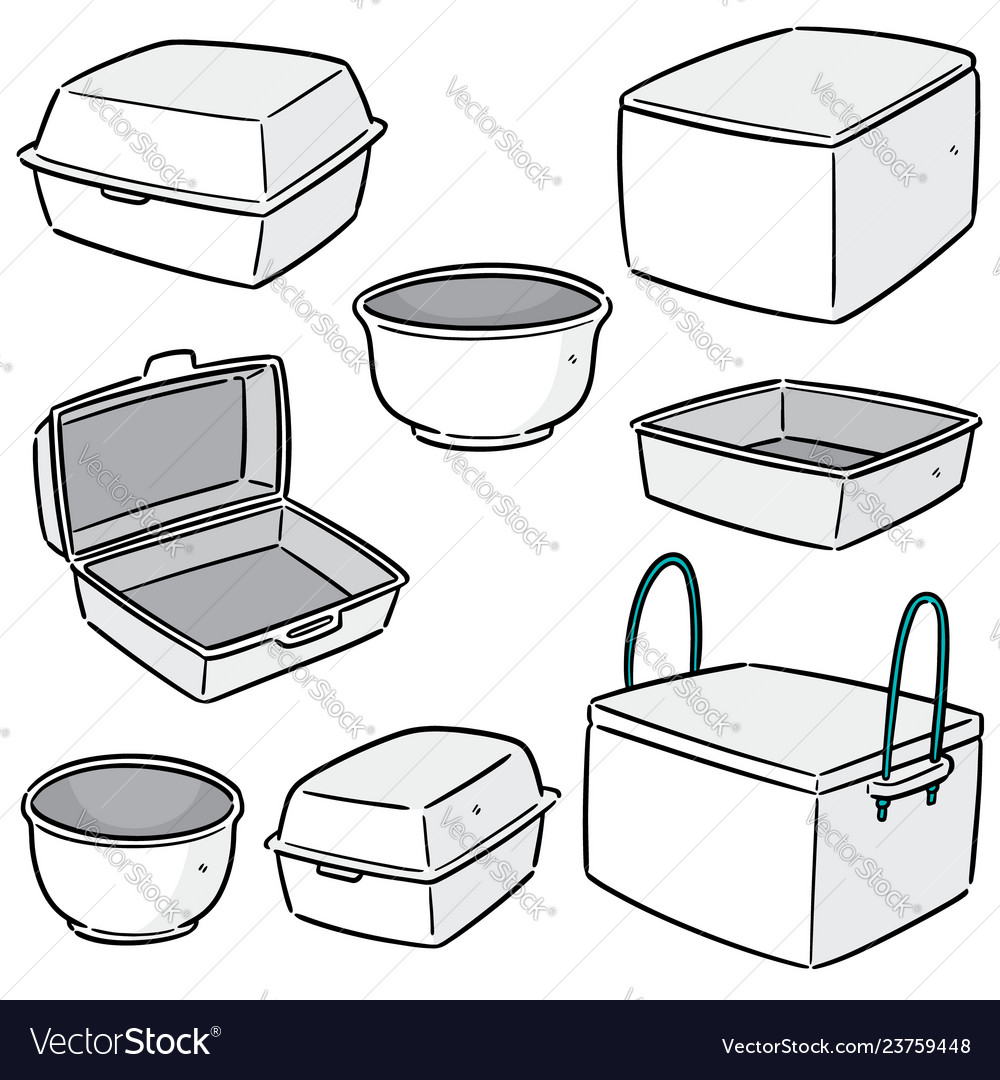 Set of foam container
