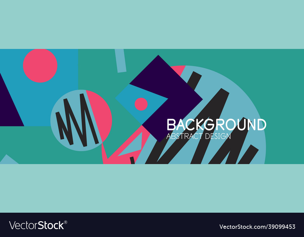 Abstract background with blocks lines geometric vector image Abstract background with blocks lines geometric