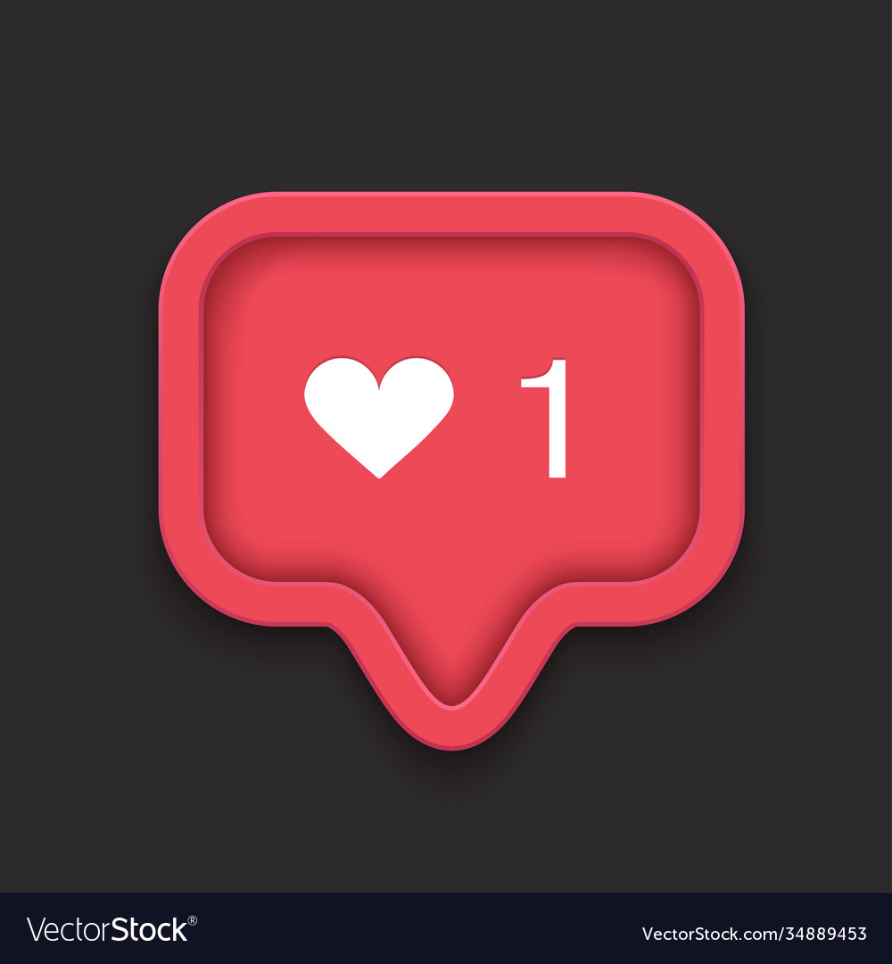 Modern like pink icon background