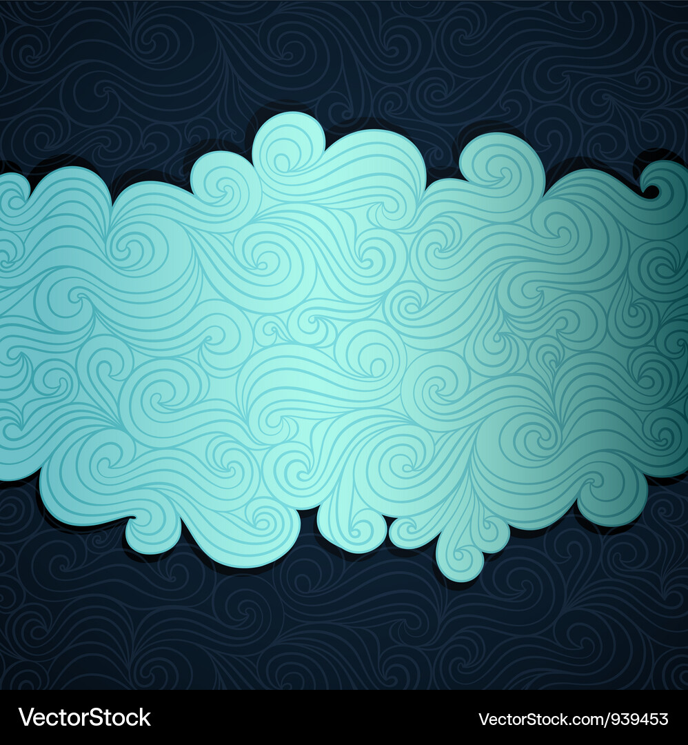 Ocean Wave Background Royalty Free Vector Image