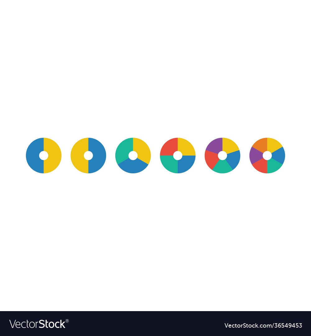 Pie chart icon graph diagram symbol for big data vector image Pie chart icon graph diagram symbol for big data