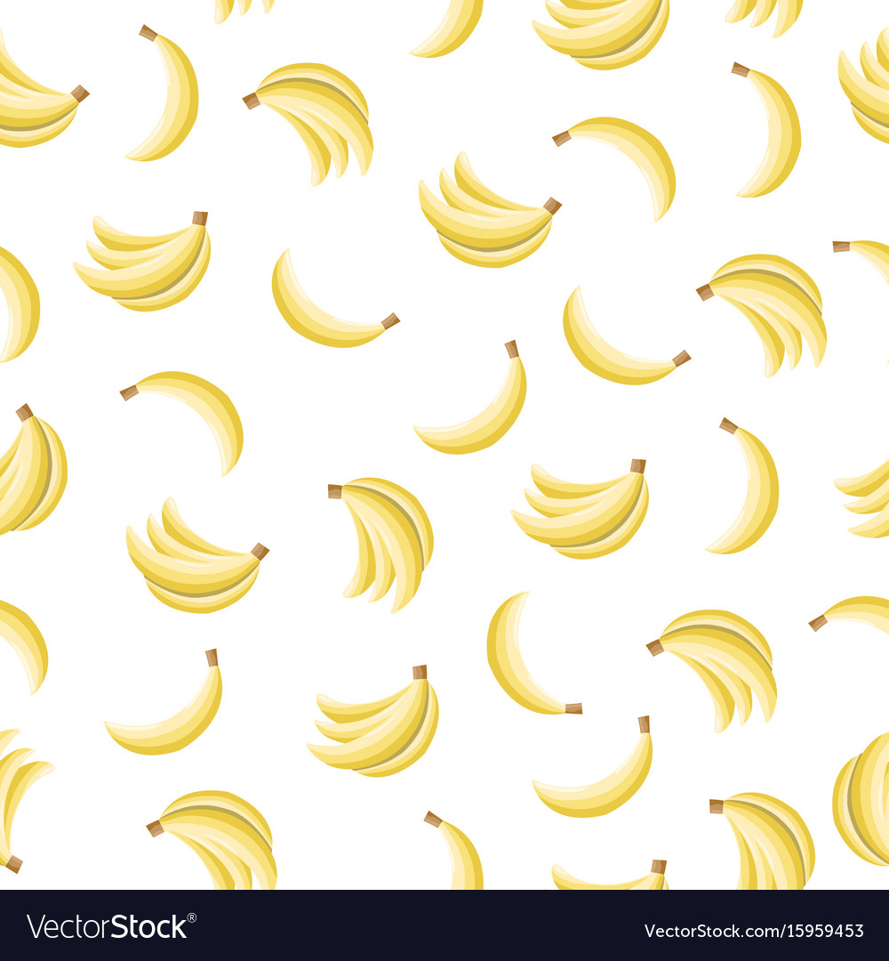 Seamless pattern with bananas