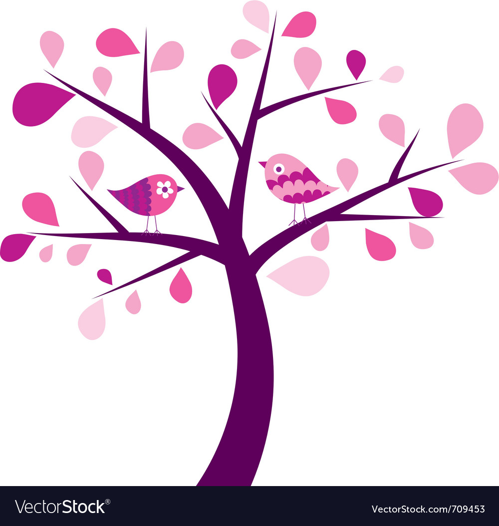 Valentine Tree Background