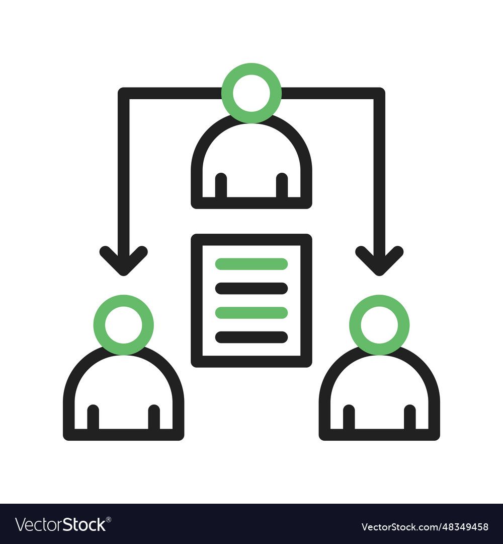 Delegating task icon image