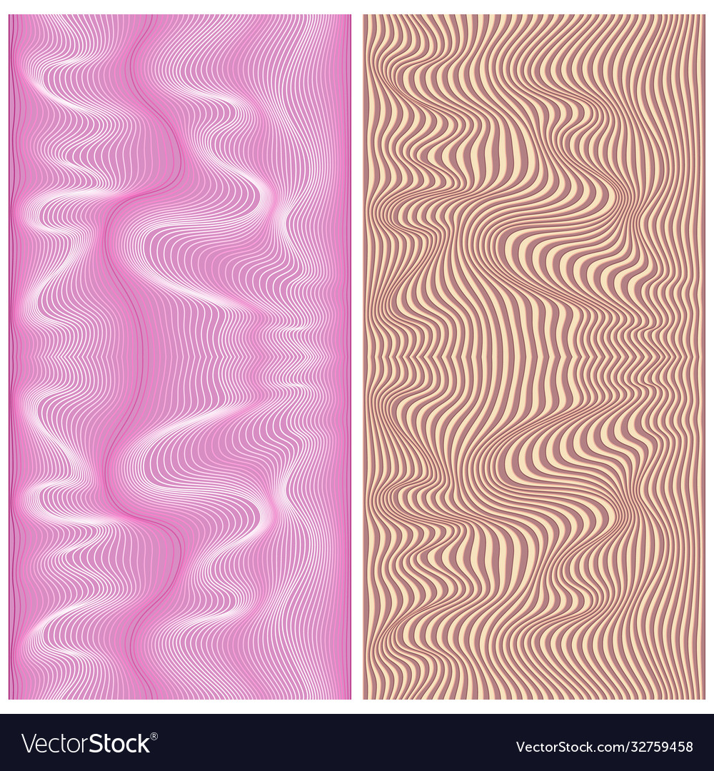 Waves background with distortion effect vector image Waves background with distortion effect