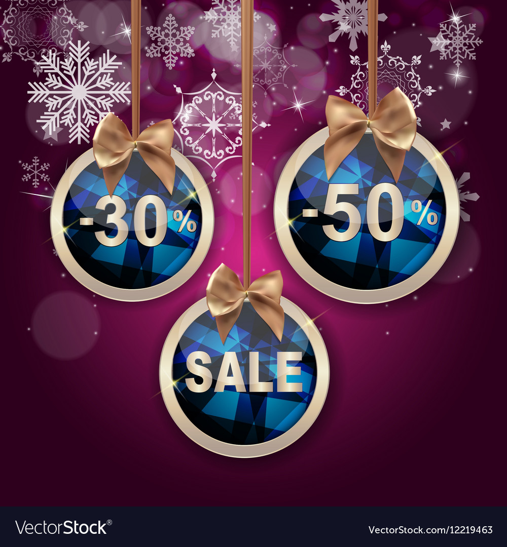 Christmas and new year sale background discount