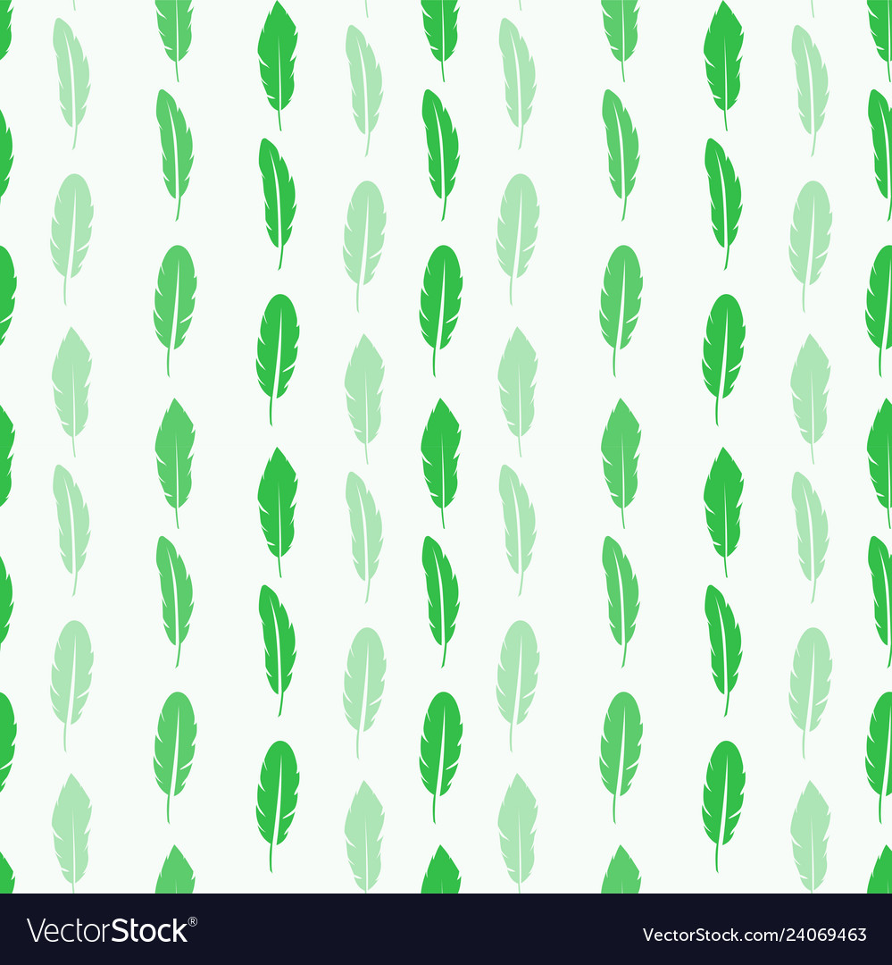 Feathers seamless pattern vector image Feathers seamless pattern