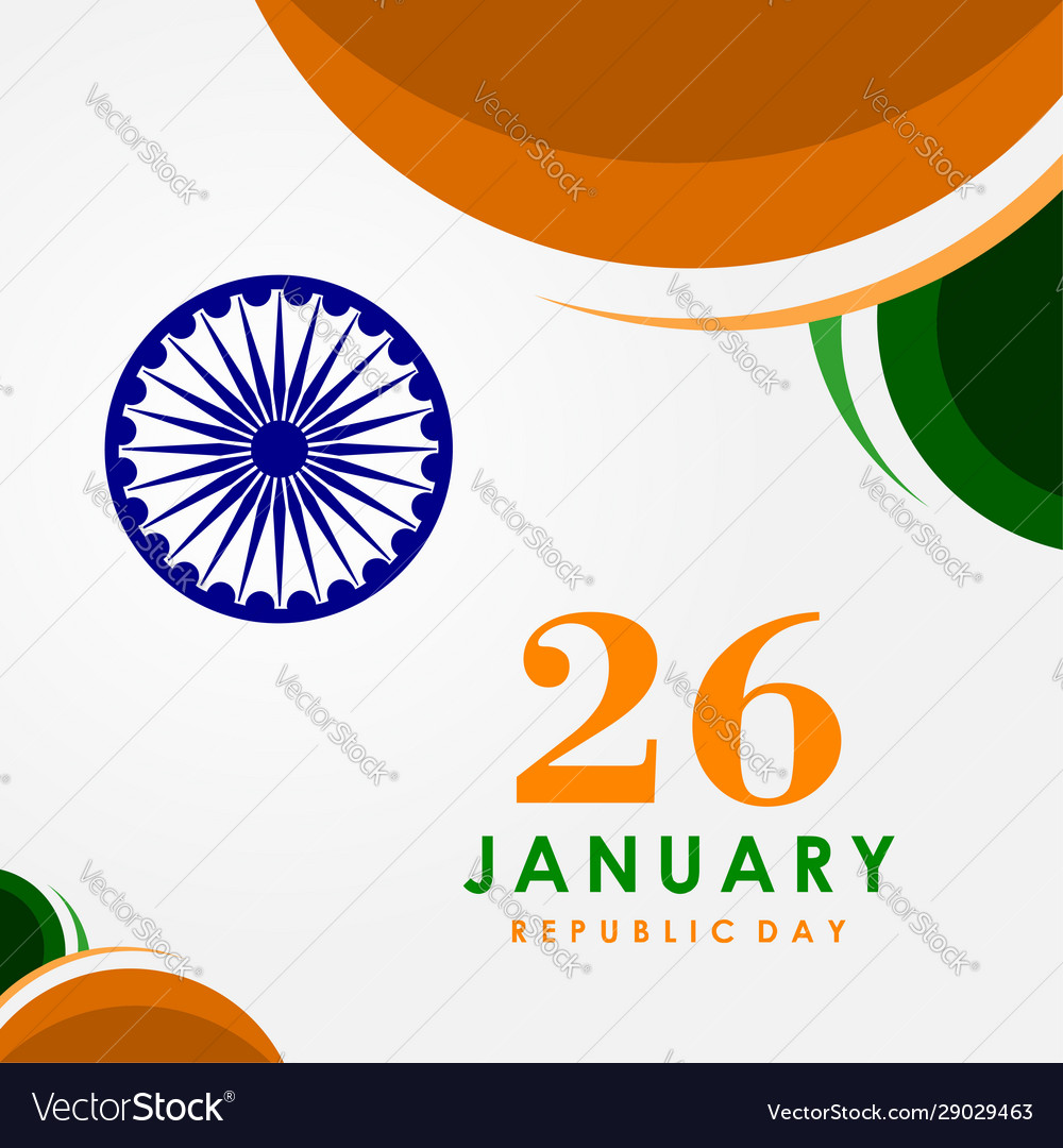 India Republic Day Design For Banner Or Background