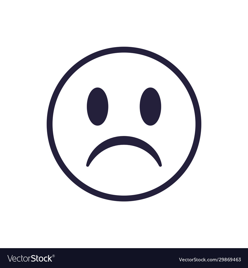 Free Sad Emoji Icon - Download in Line Style