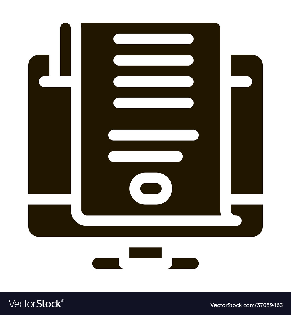 Search engine optimization document icon vector image Search engine optimization document icon