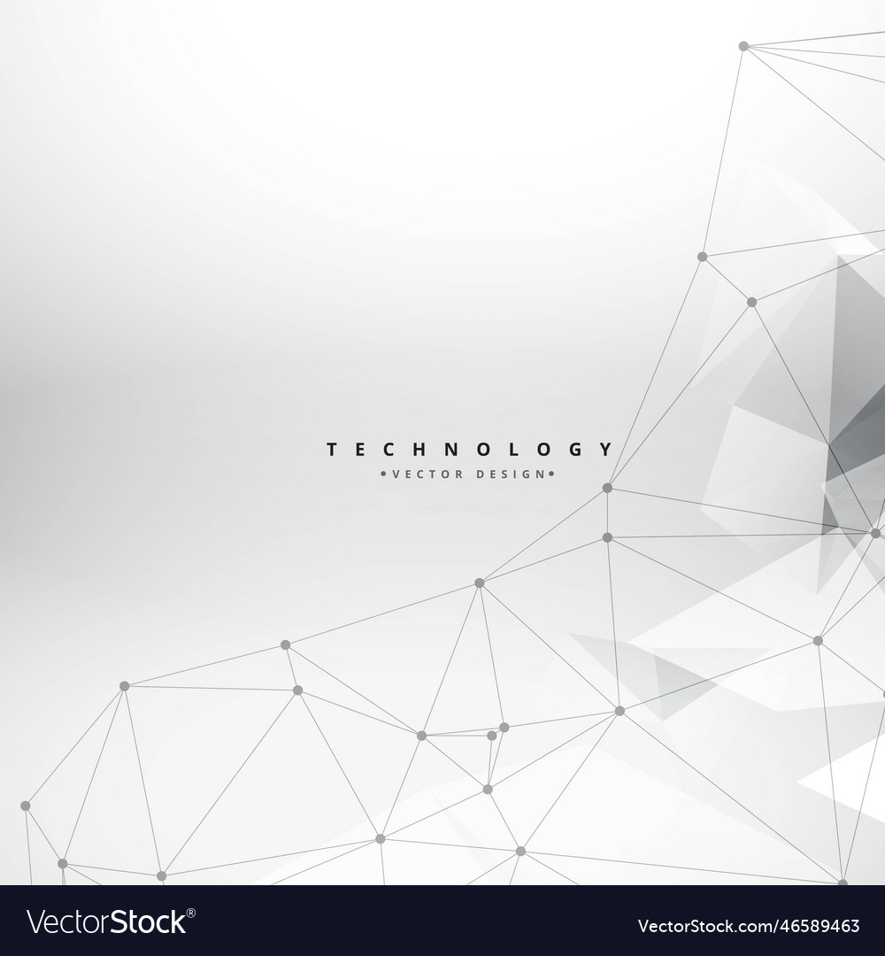 Technology background with mesh design vector image Technology background with mesh design