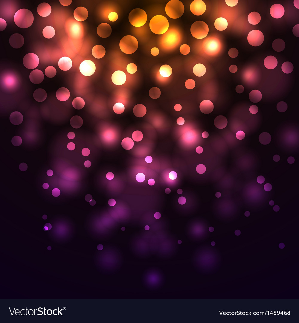 Abstract Falling Lights Dark Background Royalty Free Vector