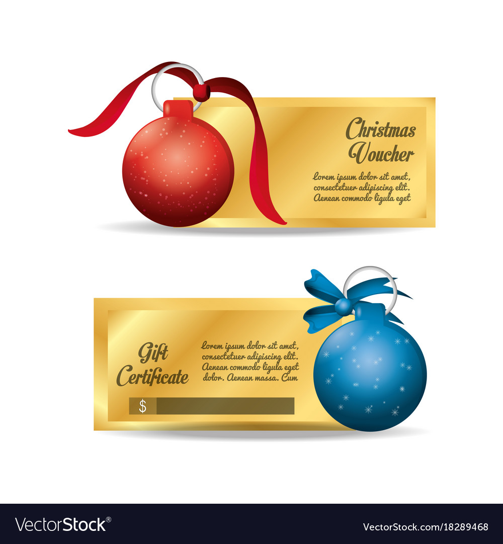 Christmas voucher design