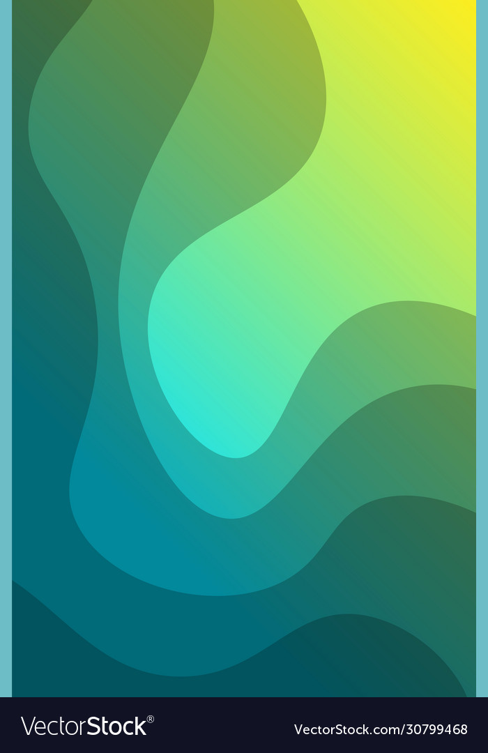 Sea blue Template mit abstrakten Linien