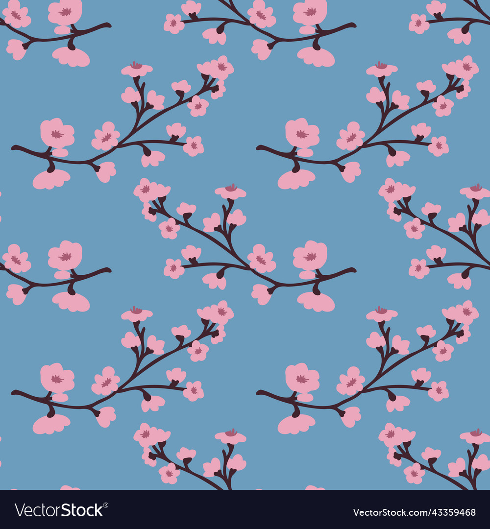 Seamless floral pattern Royalty Free Vector Image