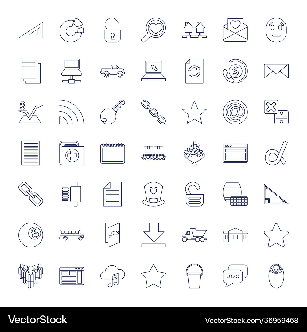 Web icons Royalty Free Vector Image - VectorStock