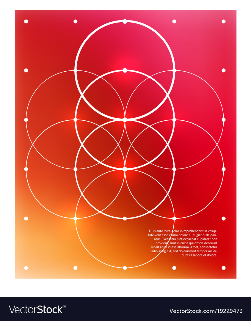 Abstract design elements for graphic layout