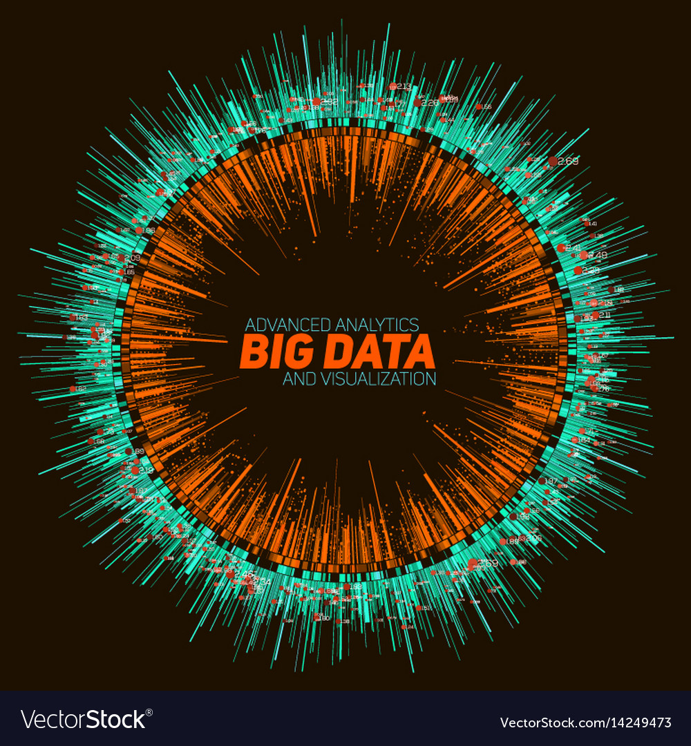 Abstract round big data