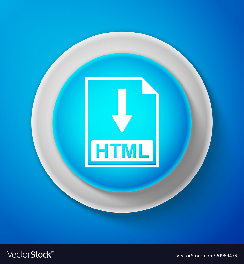 Html File Document Icon Download Html Button Vector Image Html File Document Icon Download Html Button Vector Image
