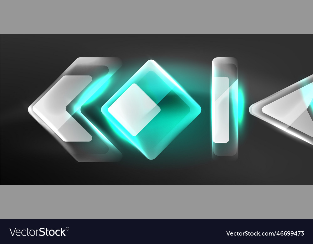 Neon speed arrow and line shapes background hi