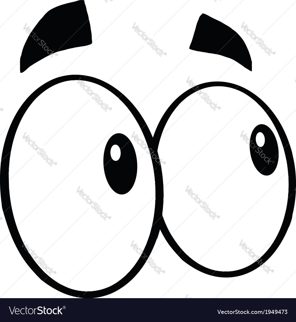 Set of cartoon eyes