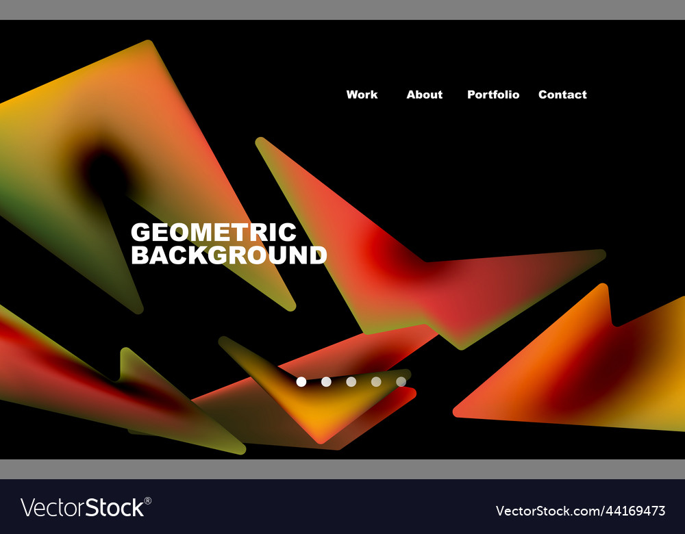 Shards shape composition abstract background web vector image Shards shape composition abstract background web