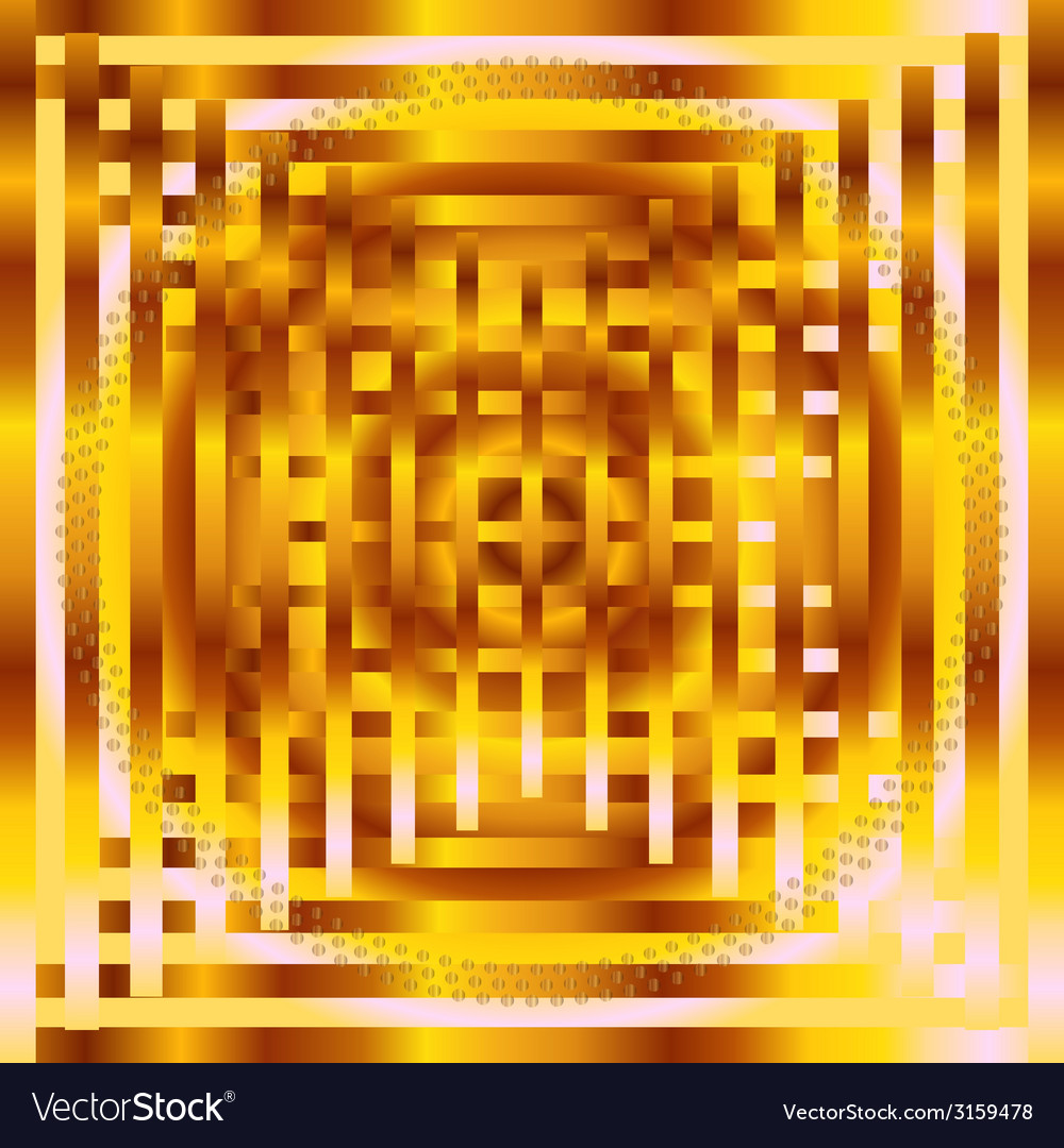 Abstract grid circle yellow background