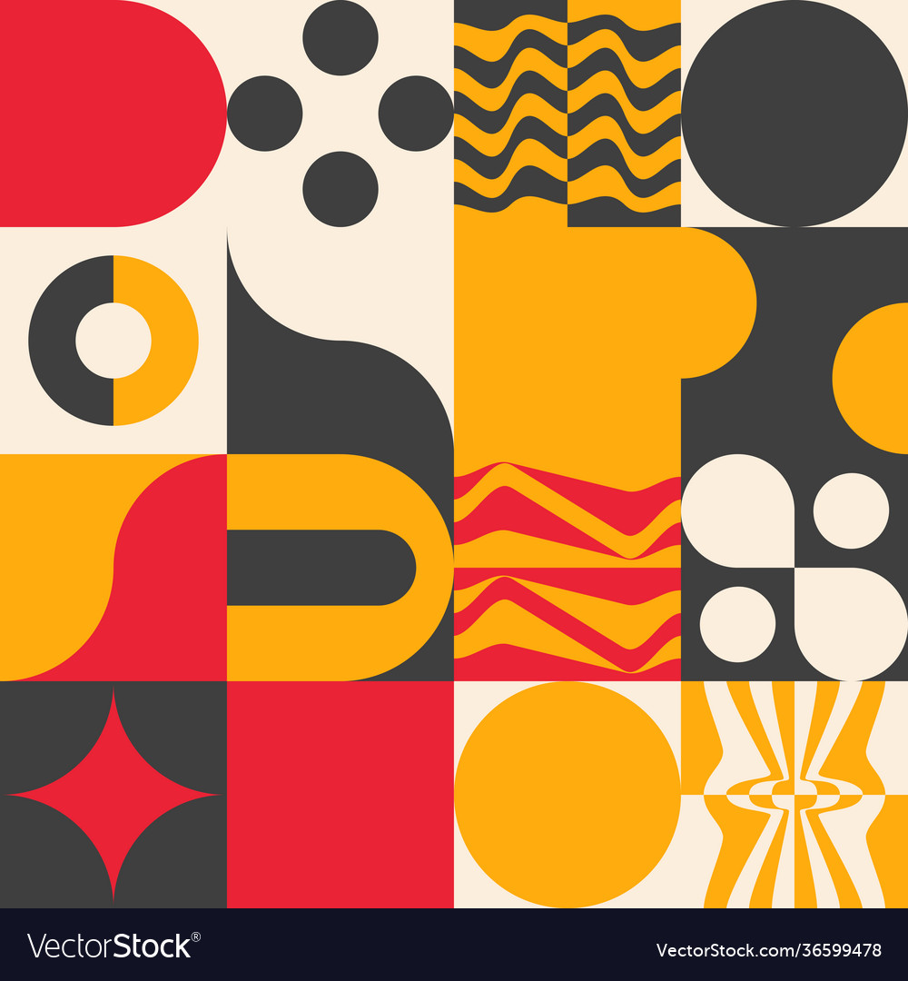 Abstract pattern design elements vector image Abstract pattern design elements