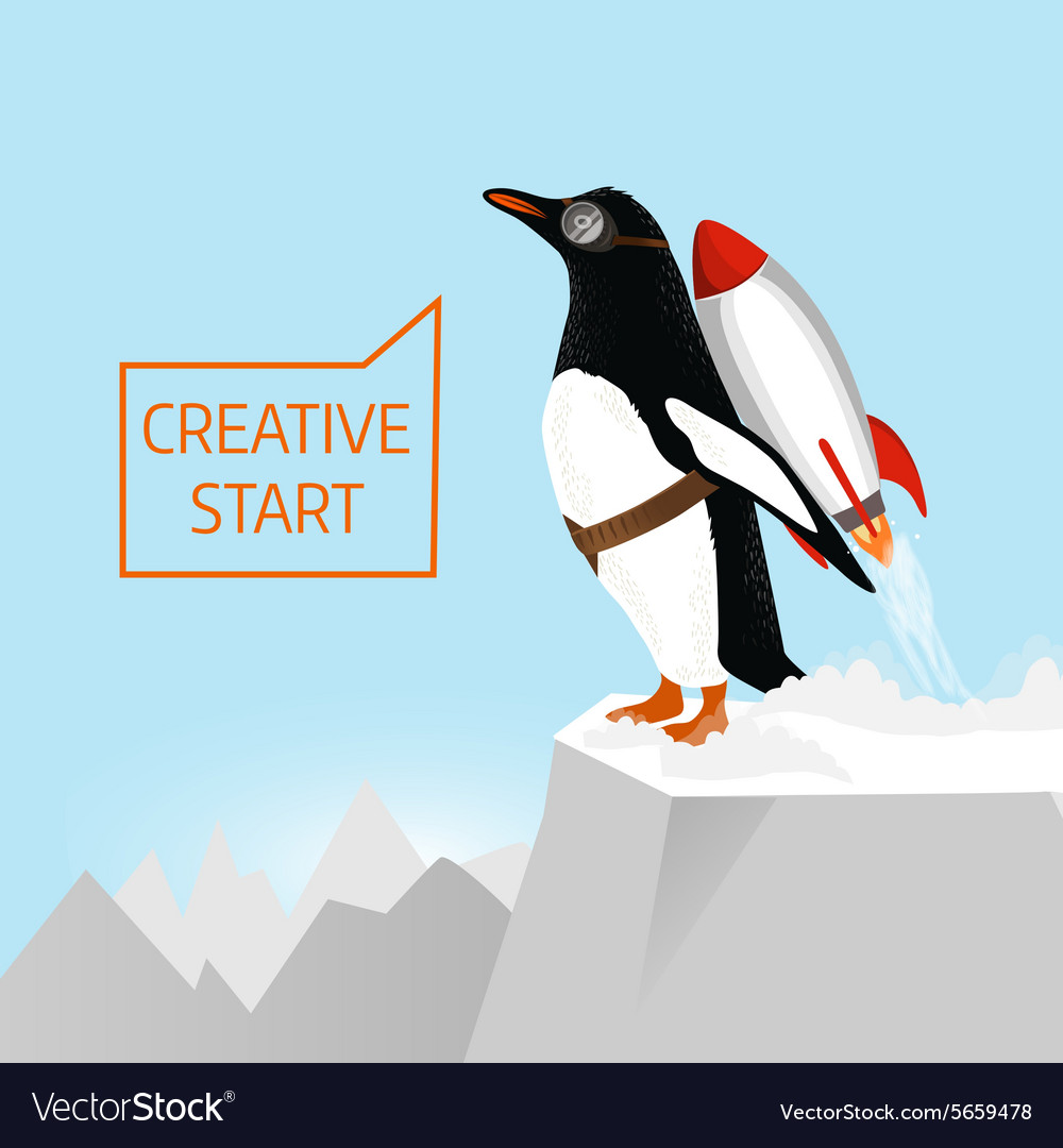 Creative start and idea concept Royalty Free Vector Image Creative start and idea concept Royalty Free Vector Image