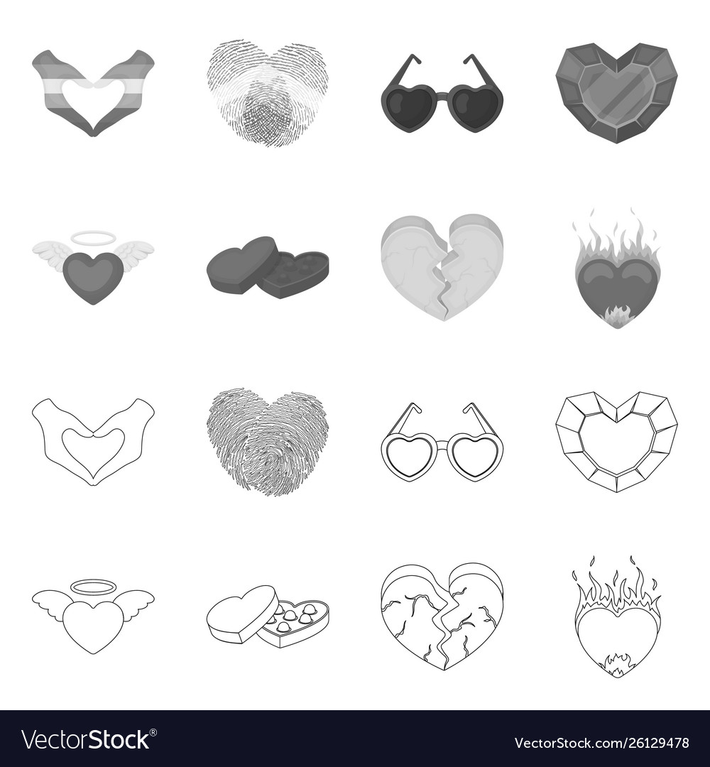 Design abstract and shape sign set